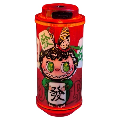 户外38灯红色透明限定拉布发财贴