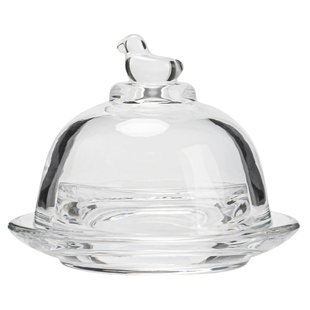 透明墨盒印泥盒书法专用印泥缸小墨碟文房四宝国画学生砚台不干墨多功能镇纸玻璃墨池带盖文房摆件砚池篆刻