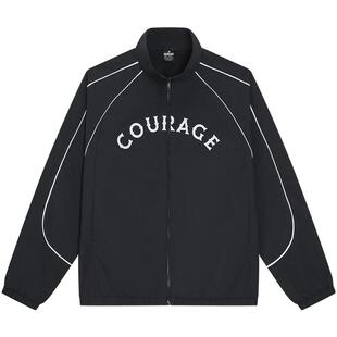 特步情侣夹克外套2025秋冬新款休闲复古防风户外运动风衣男女同款