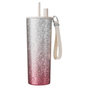 GERM纯钛保温杯送女士闺蜜2025新款高颜值生日礼物钛杯吸管水杯子