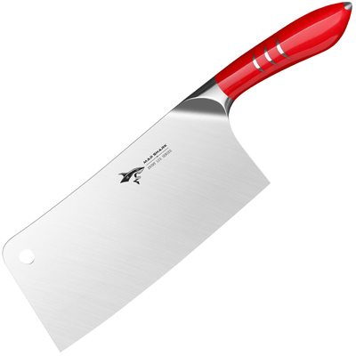 狂鲨德国进口钢砍骨头专用刀家用厨师剁斩骨刀大坎刀具不锈钢菜刀