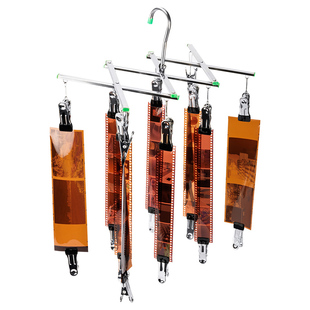 JJC 胶卷菲林底片风干晾晒架120/135胶片 10组夹 暗房用品冲洗设备