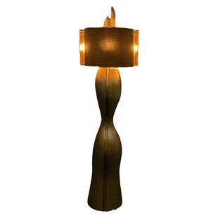 氛围床头风网红沙发灯客厅艺术旁卧室复古实木曲美抽象造型落地灯