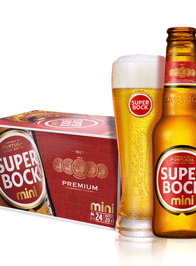 SuperBock经典拉格啤酒200ml24瓶