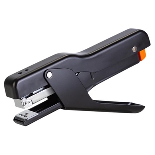 得力手握式订书机外卖打包专用订书器办公用省力订书机手持订厚书大号重型钉书机商用装订机大型家用装订用品