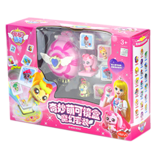 奇妙萌可系列玩具爱心公主梦珂惊喜魔法镜盒声光房子女孩套装小屋