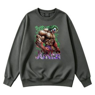 漫威周边Joker蝙蝠侠小丑中大童男女保暖连帽卫衣春秋生上衣服潮
