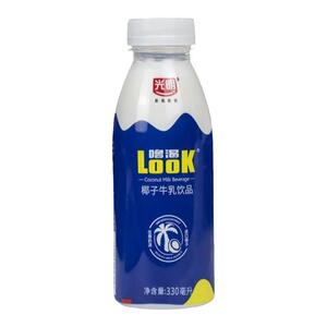 光明噜渴look椰汁牛乳