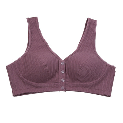 妈妈中年妇女前扣大码50岁文胸