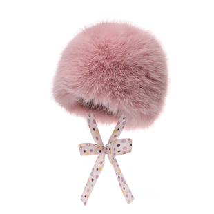 7THLAT新品狐狸毛仙女帽冬季保暖护脸加厚滑雪帽旅行百搭毛绒帽子