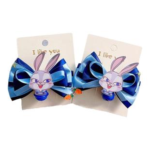 儿童发饰兔子警官洛丽塔头饰朱迪警官帽子配饰可爱小女孩发夹饰品