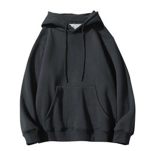 500g重磅不倒绒连帽卫衣男女秋冬季宽松潮牌加绒美式高街情侣帽衫