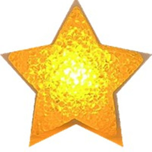 创意节日舞台演出道具手持星星灯舞蹈表演合唱手拿发光五角星星灯