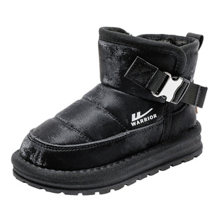 回力童鞋2025冬季新款男童加厚雪地靴儿童保暖大棉鞋女童户外冬靴