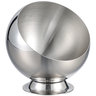 304不锈钢烟灰缸创意酒吧KTV烟缸果斗时尚多功能网吧客厅办公室