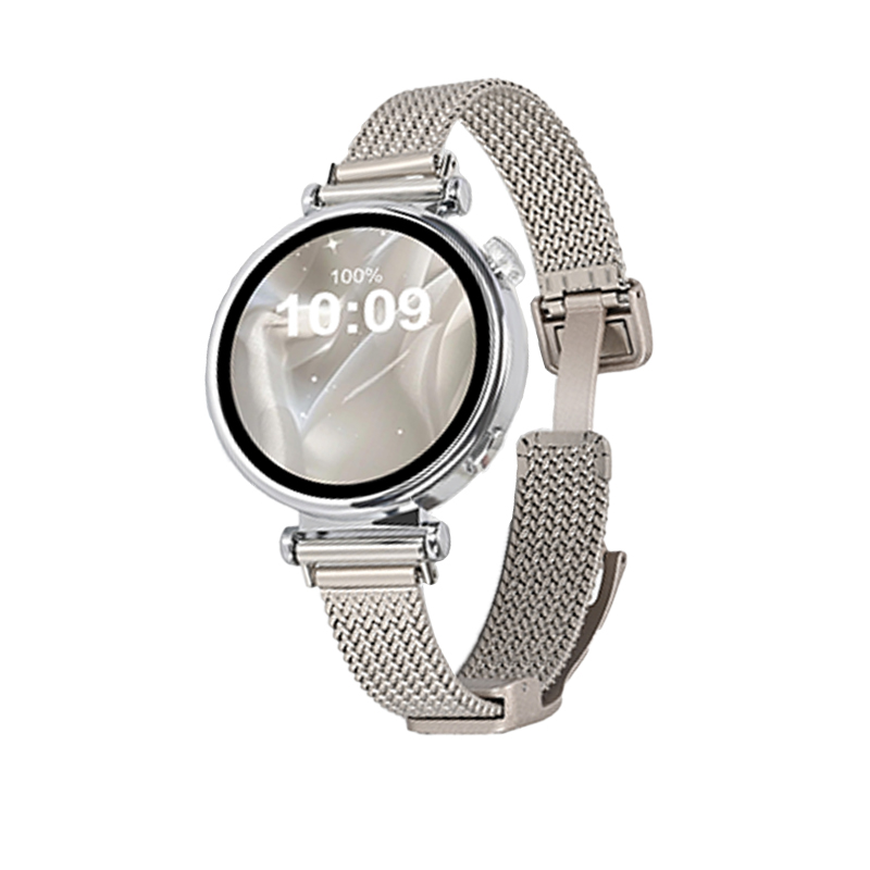 适用华为watch gt5表带新款GT6智能手表gt4金属watch4麦穗磁吸手表带gt3pro女款高级感41mm时尚gt2原装替代