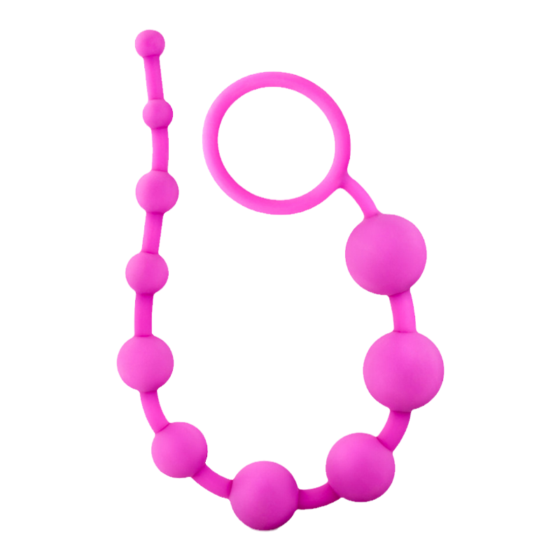 blush 后庭超长拉珠男女人性同用硅胶扩肛塞尾巴成人情趣用品玩具