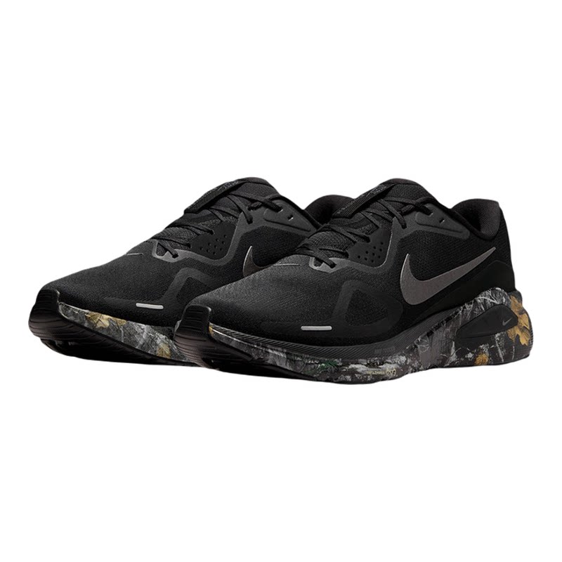 Nike耐克男鞋黑银印花运动跑步鞋