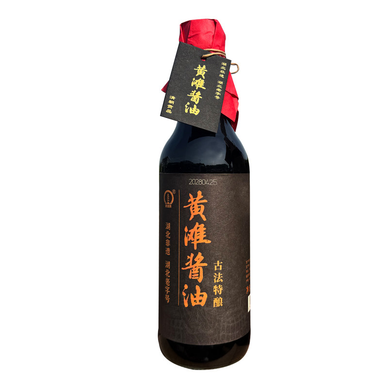 黄滩牌老字号0添加防腐剂纯粮老酱油特级厨房调料凉拌烧菜陈酿