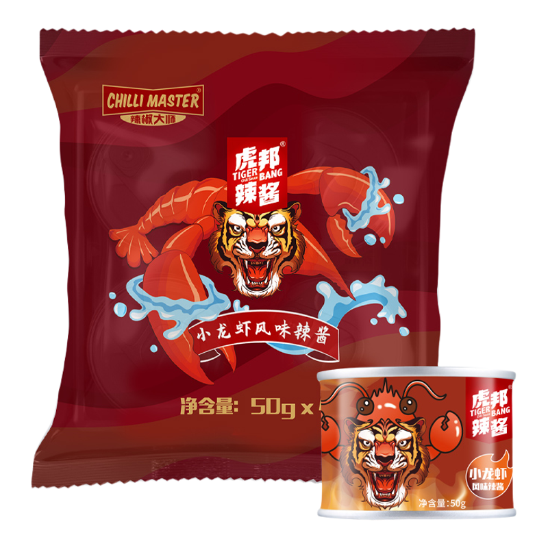 虎邦辣酱鲁西牛肉50g整箱魔鬼