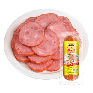得利斯经典圆火腿500g*3根即食火腿肠烟熏香肠三文治切片学生早餐
