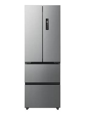 美的超薄零嵌入式417/418冰箱65cm宽法式多门双开四门小户型风冷