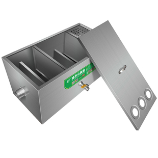 油水分离器餐饮厨房商用水油过滤污水饭店下水道不锈钢小型隔油池