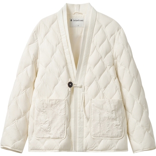 【播奥莱】播商场同款倪妮同款新中式羽绒服冬新外套BDR4RD3510