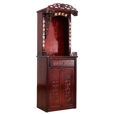 放财神爷柜子神台家用新中式