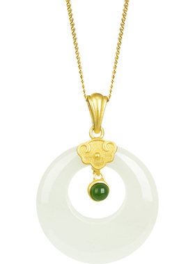 慕溪源福气平安扣吊坠