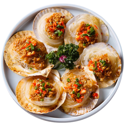 蒜蓉粉丝扇贝肉冷冻半成品烧烤蒸