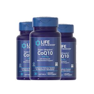 【3瓶装】沿寿LIFE辅酶q10美国进口200mg心脏备孕还原型软胶囊