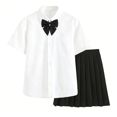 毕业班服校服jk制服裙衬衫两件套