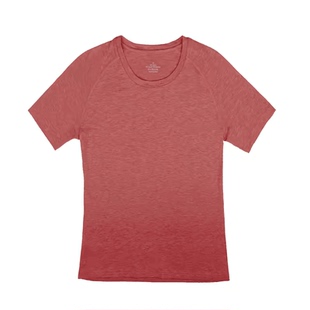 美利奴羊毛速干圆领短袖T恤 美丽诺女上衣徒步登山户外跑步速干衣