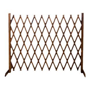 防腐木围栏栅栏户外室内隔断栅栏餐饮木质伸缩饭店护栏园艺爬藤架