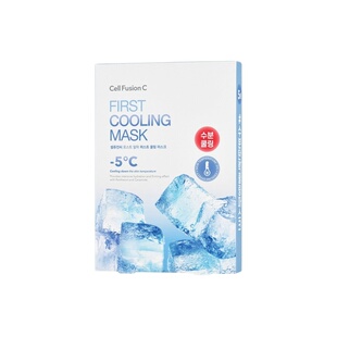 韩国直邮秀肤生 Cell Fusion C 蓝色深层补水急救冰感面膜 27g*5