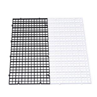 鱼缸盖板防跳网盖网格底板乌龟晒台可裁剪造景隔板底滤板隔离板