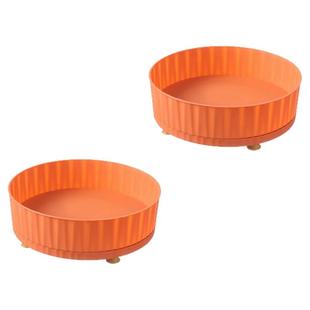 厨房可旋转调料置物架多功能360度调味酱油醋收纳架子轻奢水果盘