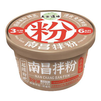 6口味8桶装非油炸方便面五谷道场