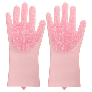 浴室厨卫清洁手套硅胶洗碗手套Silicone Dishwashing Gloves