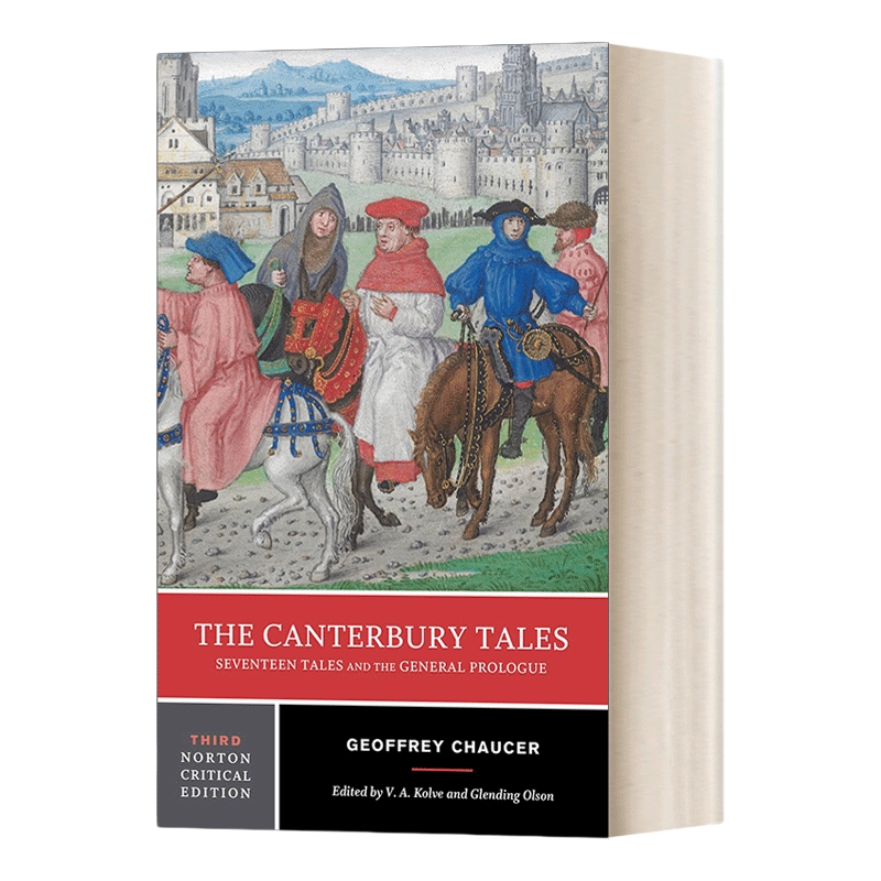 坎特伯雷故事集 英文原版 The Canterbury Tales Seventeen and the General Prologue 诺顿文学解读系列 英文版进口英语书