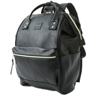 升级版皮革anello双肩包女学生电脑背书包alleno离家出走旅行包男