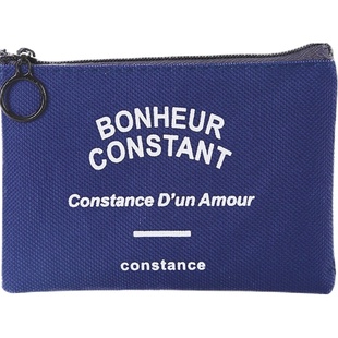 韩国可爱创意条纹帆布艺迷你零钱包硬币包袋 男女学生拉链小钱包