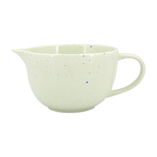 LePantry 陶瓷搅拌碗简约烘焙套装打蛋碗尖嘴引流碗带手柄沙拉碗