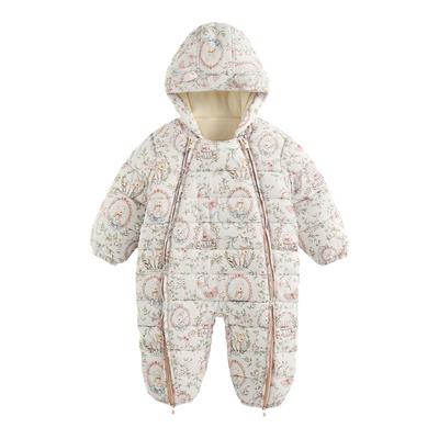 宝宝棉服外出夹棉加厚婴儿连体衣