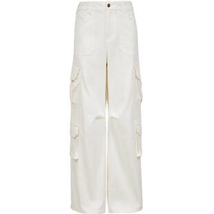 【ONLY奥莱】春款天丝多口袋工装风设计宽松显瘦直筒裤休闲裤女