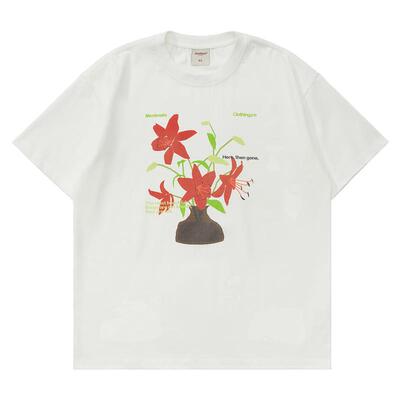 个性涂鸦印花打底体恤宽松tee男