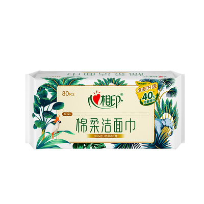 心相印棉柔巾洗脸巾80片
