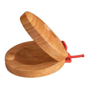 奥尔夫打击乐器原木圆舞板幼儿园小学初中教具橡木响板成人演出