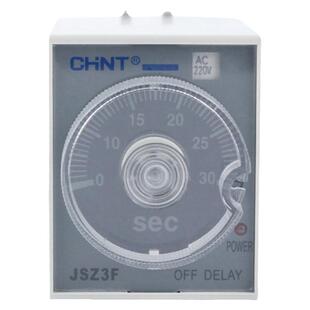 正泰JSZ3F时间继电器5s10s30s60s ST3断电延时定时继电器220V380V